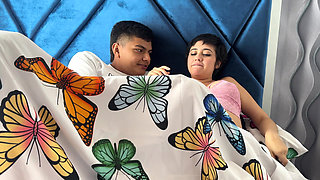 While My Sexy Horny Stepsister Talks on Call with Her Boyfriend I Detonate Her Tight and Rich Ass with My Huge Cock Until She Ma