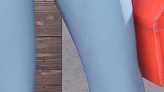 Tittyfucking in the Hot Tub - Sexbot Bailey Route #2 - Animated Sex Game