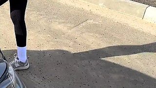 The whore fell for the car and sucked her ex