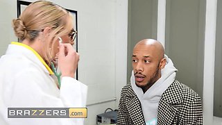 Tiffany Watson, the sexy doctor, has been over-taxed & craves for two hard cocks to satisfy her lustful desires