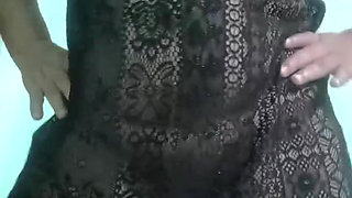 Sexy Filipina Milf Sexy Striptease In Black