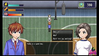 Anime, schoolgirl, pussy-smothering