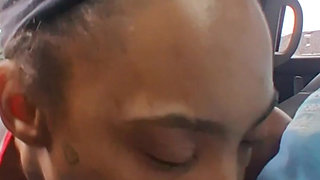 Petite Ebony Gagging on Bwc