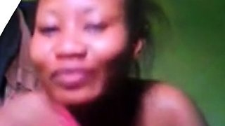 African Amateur's Striptease