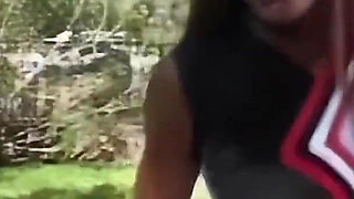 Outdoor Black on Black Fuck for a Nice Round Ass