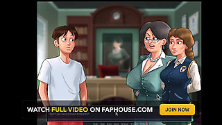 Summertime Saga - ive given her bad monster dildo