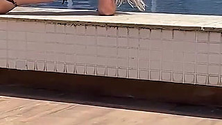 MILF Helps Me Cum at the Public Pool