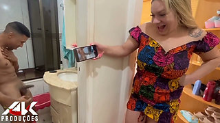 Naughty Stepmom Takes Her Big Cock Stepson Again