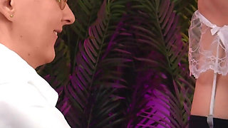 Amazing Handjob for Sissy and Amazing Funny Cumming