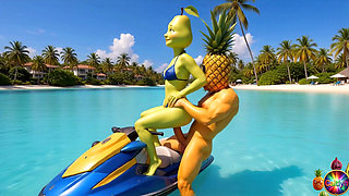 Episode 4 - Cute Pineapple Girl and Sweet Avocado Man Sharing Gentle Tropical Moments AI Hentai