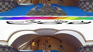 Escort Beauty Ignites Wild Passion in Virtual Heat