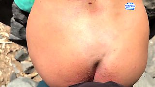 Beach suck off and doggystyle with a nudist - insatiable