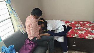 Indian Bhabhi Gets Fucked in Uniform After College Class - Parizadi