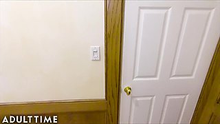 Stepsister Whitney Blowjob Stepson - POV!