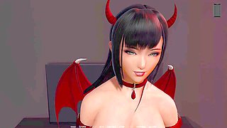 Big nippled mummy in 3D animation gets wild with a slutty teen