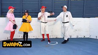 Horny Teenagers Only Want to Play Ball if They're Using Their Stepdads' Balls