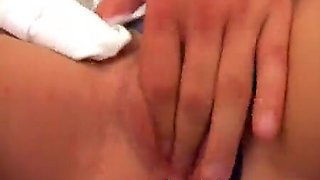 Zuzana Fantastic Brown-haired Teenager Three-way With Thick Penises