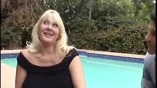 Kayla kleevage picked up by pool and fucked