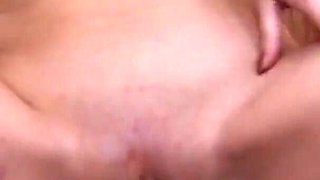Young Russian Alena creams her pussy first, then fucks her