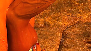 Ulrika Takes Conan’s Cock by the Roaring Waterfall - Nature’s Backdrop for Intense Pounding