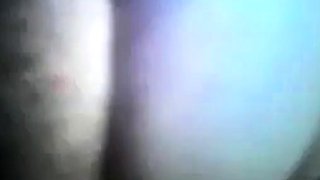 Hairy BBW Plays with Huge Black Dildo on Webcam