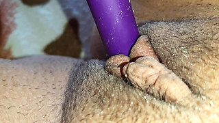 My Pussy Is Dripping and My Swollen Clit Is Shaking From an Intense Orgasm From the Vibrator