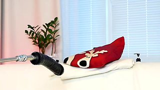 Stacked brunette goes solo toys and masturbation