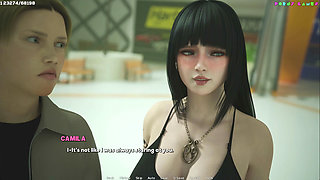 Shadows of Desire by Shamandev - Androgynous Boyfriend Catches His Busty Girlfriend Cheating 70