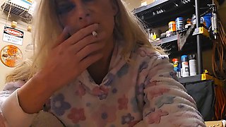 Smoking Babe Jerks You Off