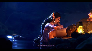 The Horny Mermaid and the Lucky Fisherman (Exclusive Anime)