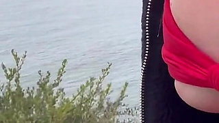 Artemisia Love Sexy Hiking Outdoor Big Boobs Fetish Close up