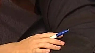 Beautiful Sexy Secretary with Hairy Pussy Fucked and Cummed in Mouth by Monster Cock
