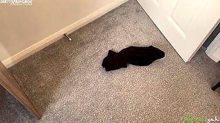 Tries Not to Swallow Her Stepbrothers Cum