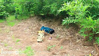 Wild African Sex Lifestyle with Zion - Outdoor Blowjob & Doggy Style