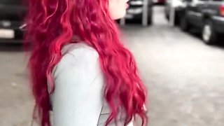 Beauteous Arietta Adams - red head scene - Mr Lucky Life