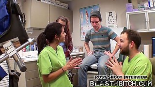 Hospital nurse, gloves, role play