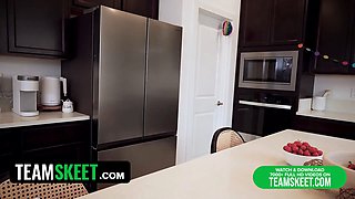 If she was hungry enough to steal her chief' cake, she can lick his knob too