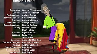 Indian MILF Farting in Rain - Simpson Parody Cartoon Porn with Octopussy