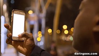 British bitch texts her BBC ex for another hardcore fuck