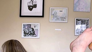 Blonde teen ass slapped and ass fucked