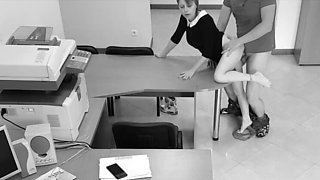Amateur Office Fuck - Secretary Rides Boss Hard