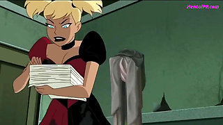 Harley Quinn Rides Tied Up Nightwing ( DC Parody Porn )