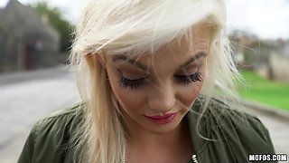 UK Hottie Katy Jayne shows her tits for cash