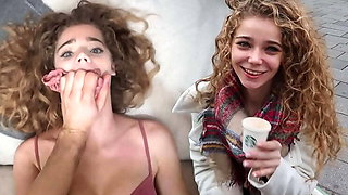 Amateur Teen Sabrina Spice Rough Fucked Doggystyle & Face Fucking - Homemade POV Cum in Mouth