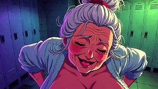 Granny Tits Out Animation