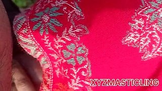 First Time Outdoor Sex in Jungle - Desi Village Wife Cheats with Monster Cock Doggy Style