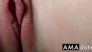 Teen's Pussy Swells from Intense Orgasms