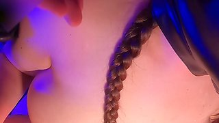 Virtual Slave Training - Loud Moaning Orgasm Under Hard Machine Fuck