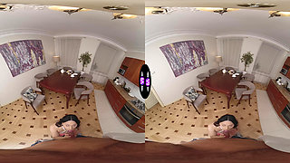 Kitchen Lust Roxy's Spicy BJ for Her Hungry Man - TmwVRnet