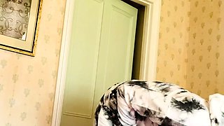 Amateur redhead milf alena strips and dances